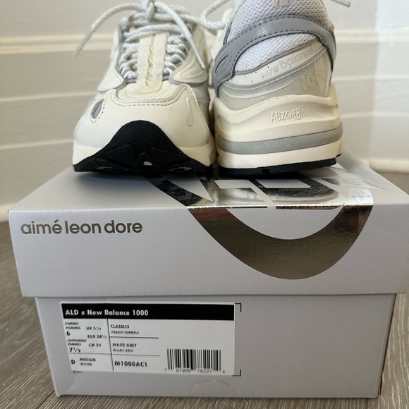 Aime Leon Dore New Balance 1000 Off-White Sneakers - Picture 4 of 4
